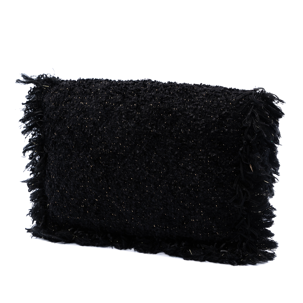 Pre-Loved Chanel Paris Cosmopolite Tweed Fringe Clutch - Picture 2 of 7